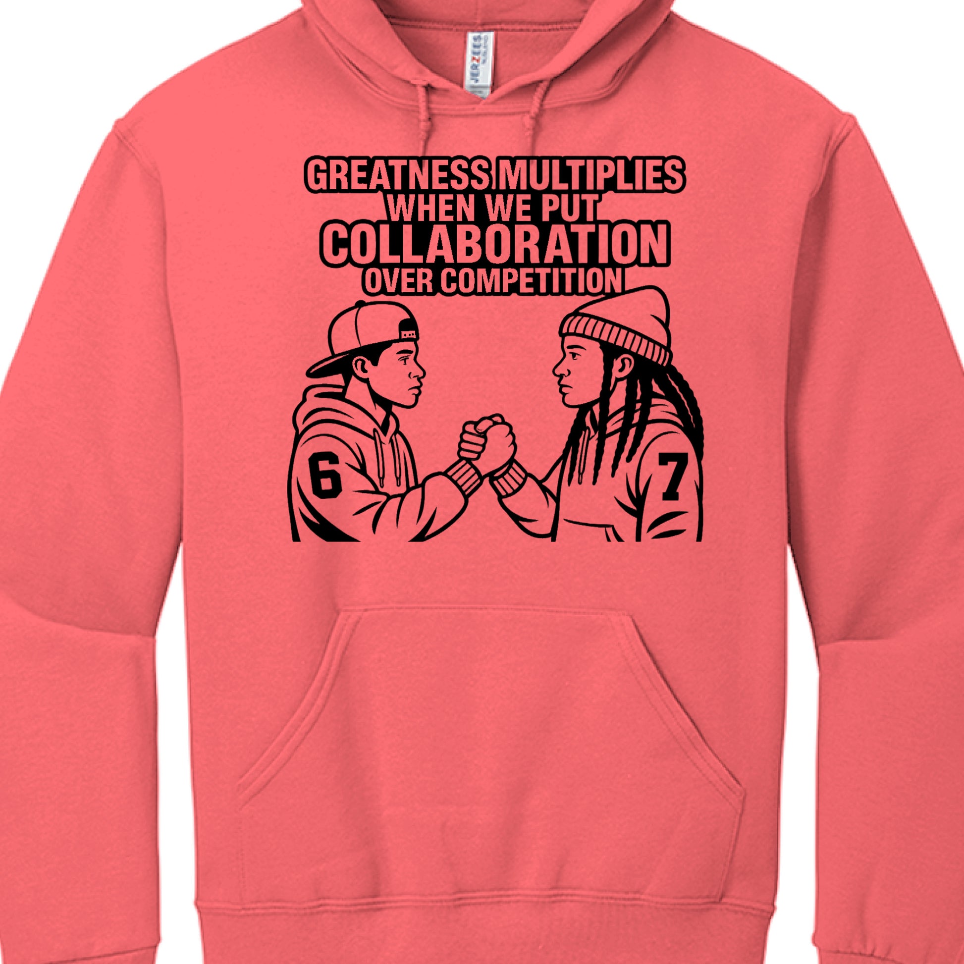 Retro Heather Coral - FRONT