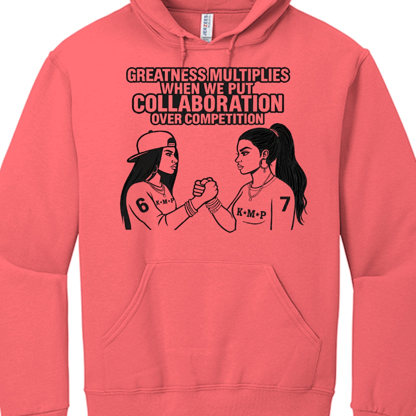 Retro Heather Coral - FRONT